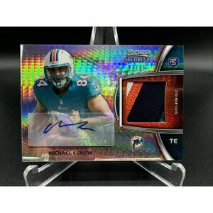 2012 Bowman Sterling Relic Michael Egnew Rookie Auto RC /36